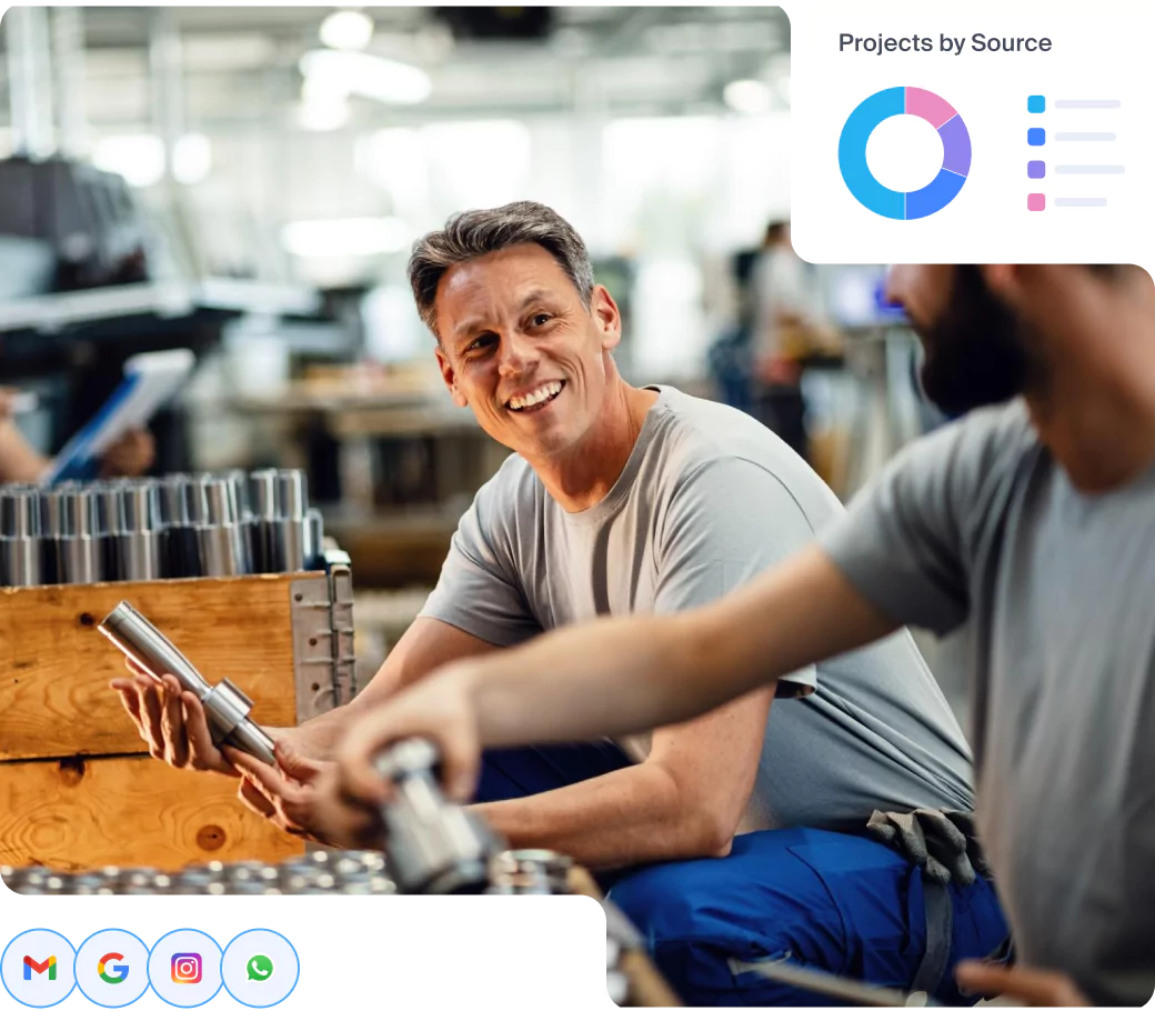 Manufacturing CRM - NetHunt CRM