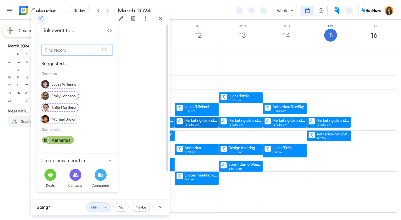 Tie NetHunt CRM with Favourite Google Workspace Apps screen 4